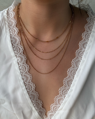 Flat Curb Chain Necklace