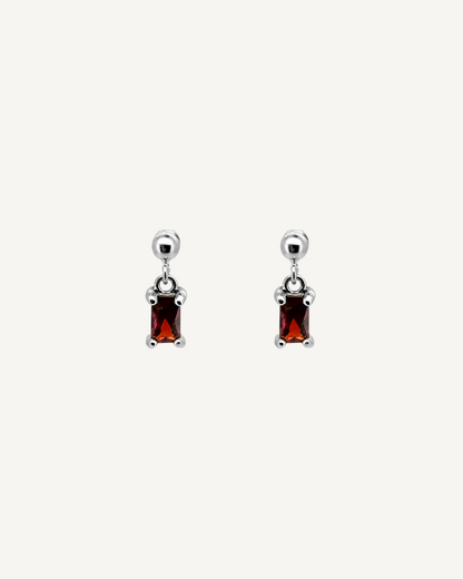 Bella Ruby Dangle Studs