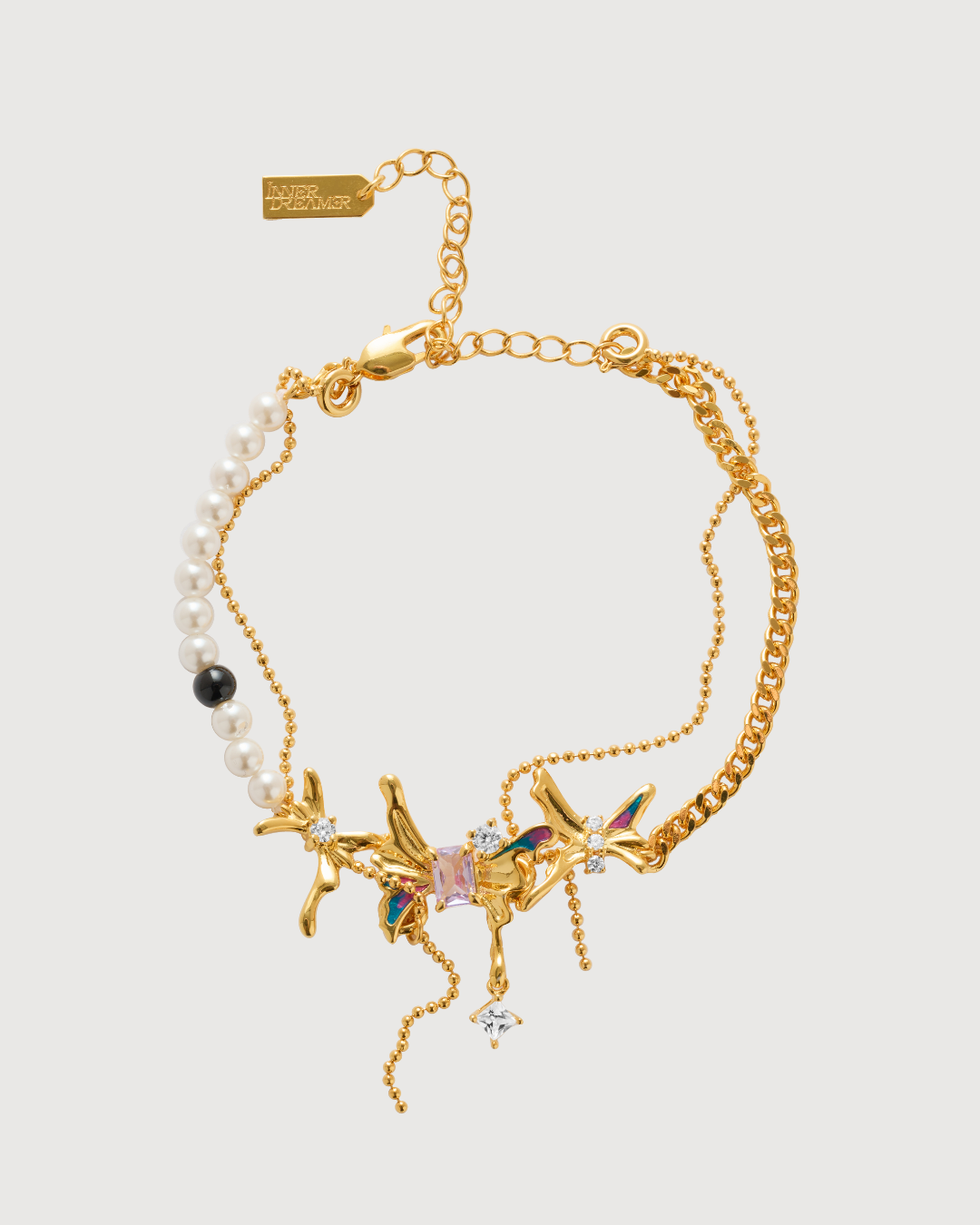 ID #7 BUTTERFLY BRACELET [GOLD]