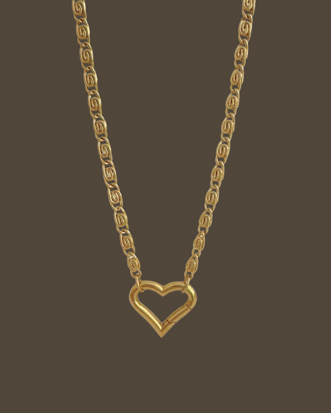 Snail Claps Chain Necklace