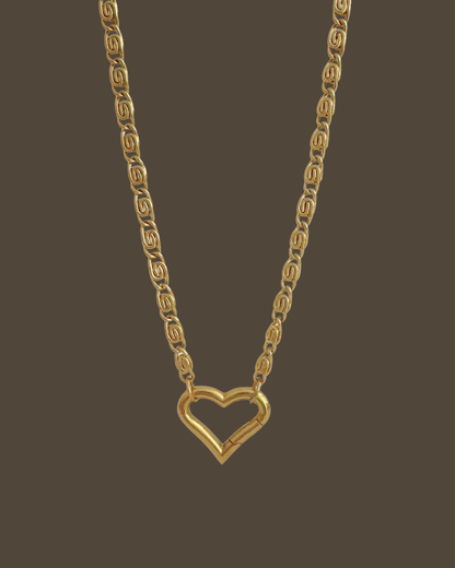 Snail Claps Chain Necklace