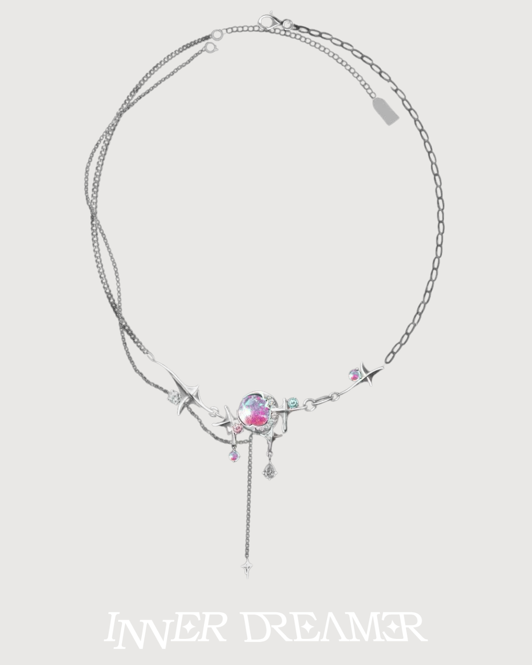 ID #13 MOON NECKLACE [SILVER]