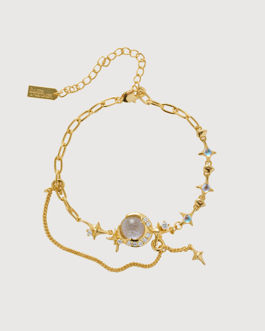 ID #15 MOON BRACELET [GOLD]
