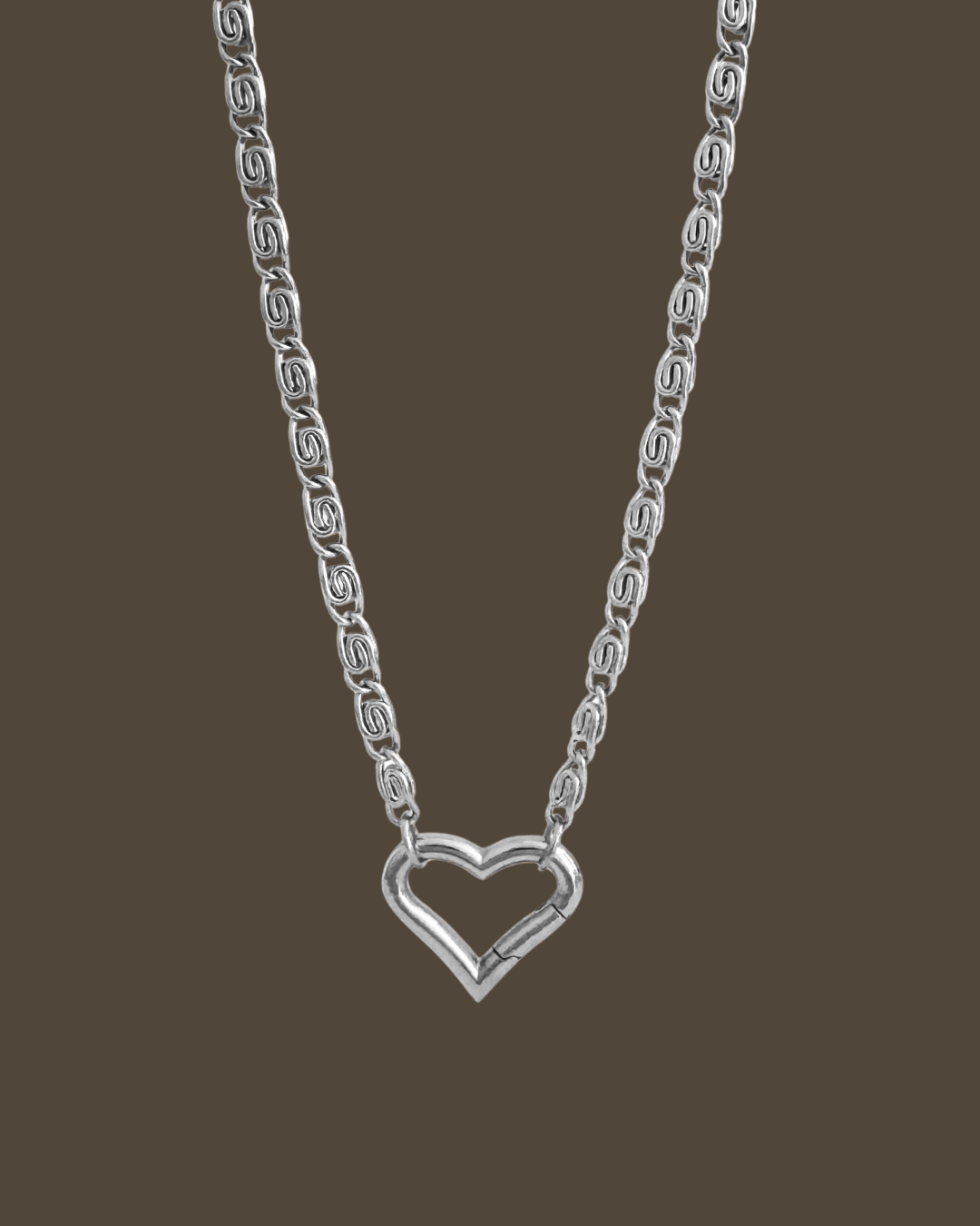 Snail Claps Chain Necklace