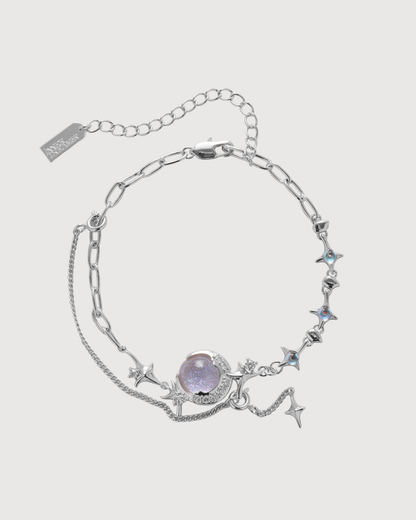 ID #15 MOON BRACELET [SILVER]