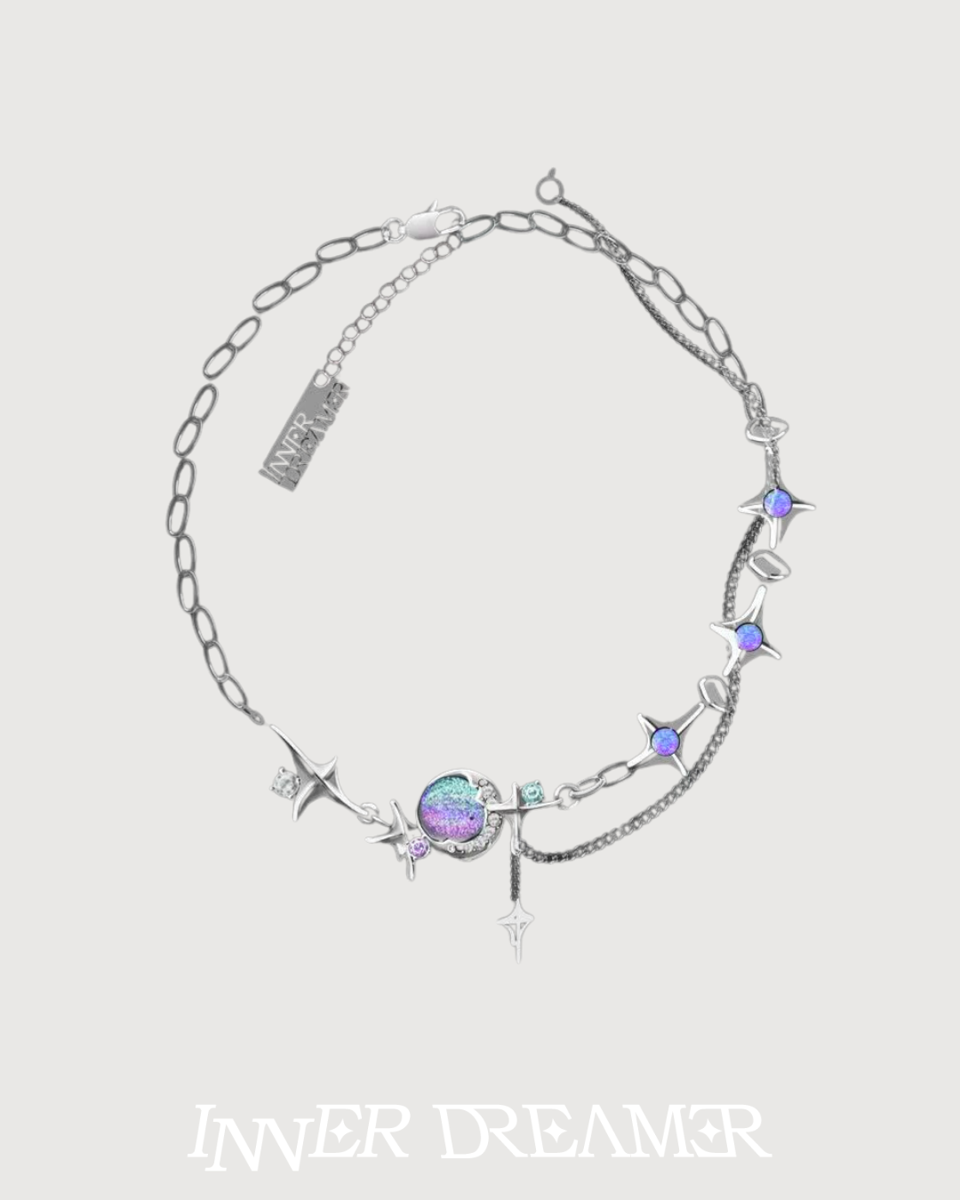 ID #15 MOON BRACELET [SILVER]