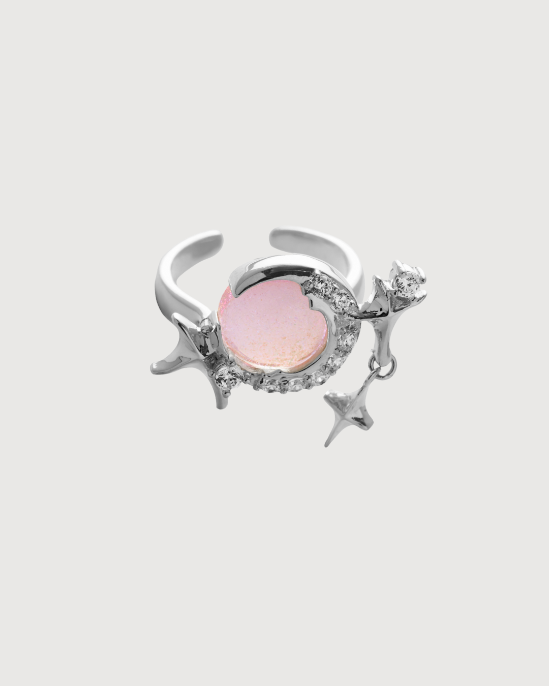ID #16 MOON RING [SILVER]