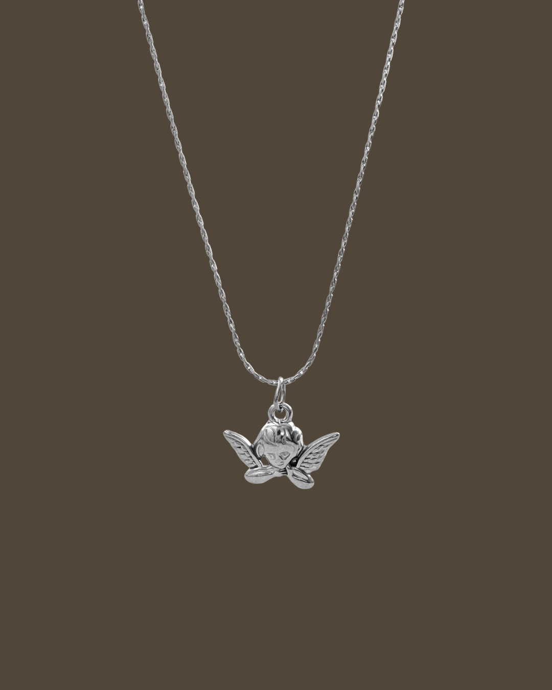 Amor Cupid Hayseed Chain Necklace