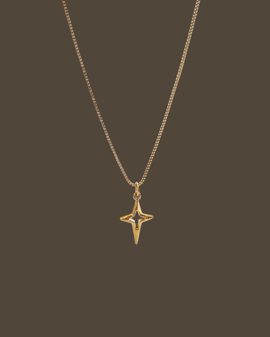 Jean Star Box Chain Necklace