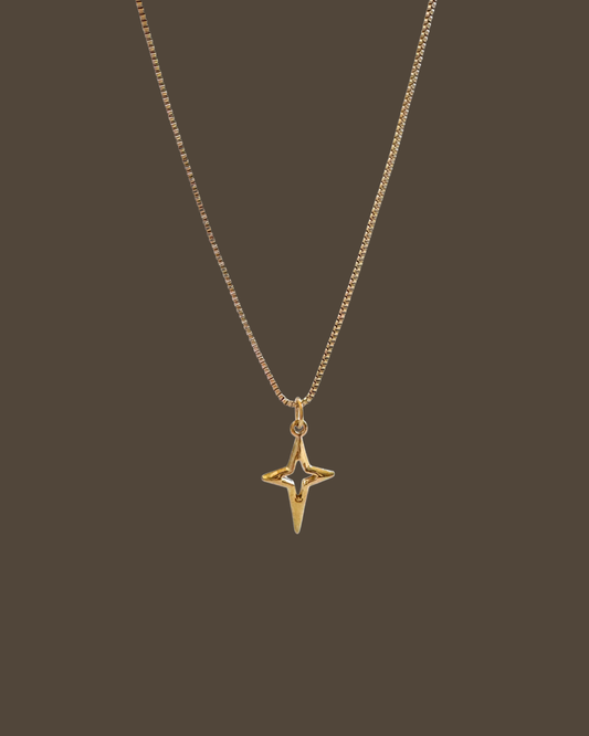 Jean Star Box Chain Necklace