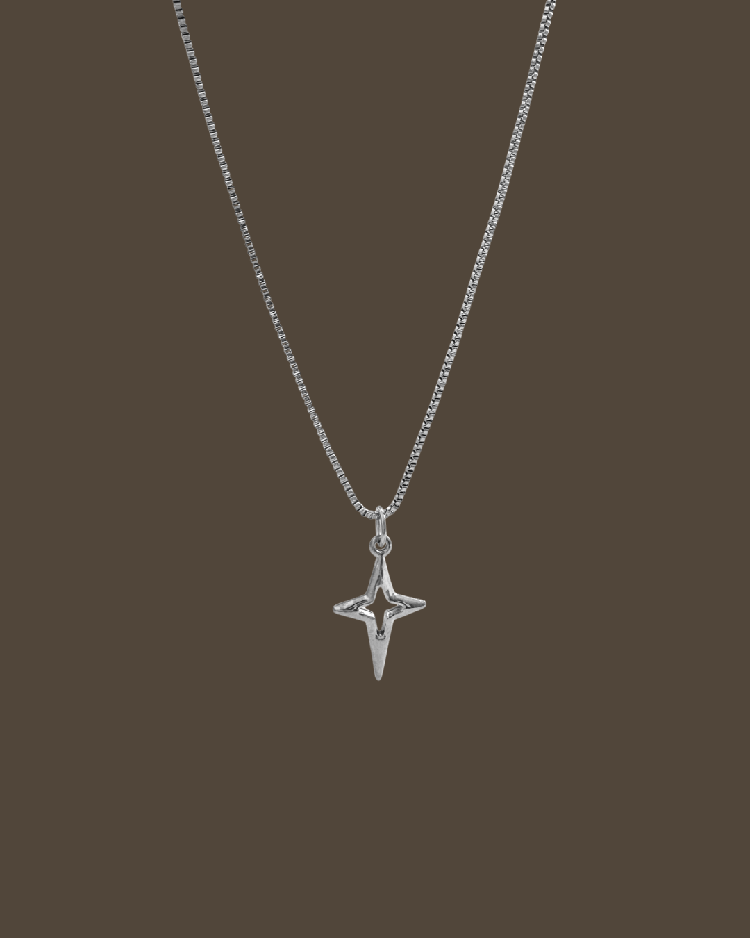 Jean Star Box Chain Necklace