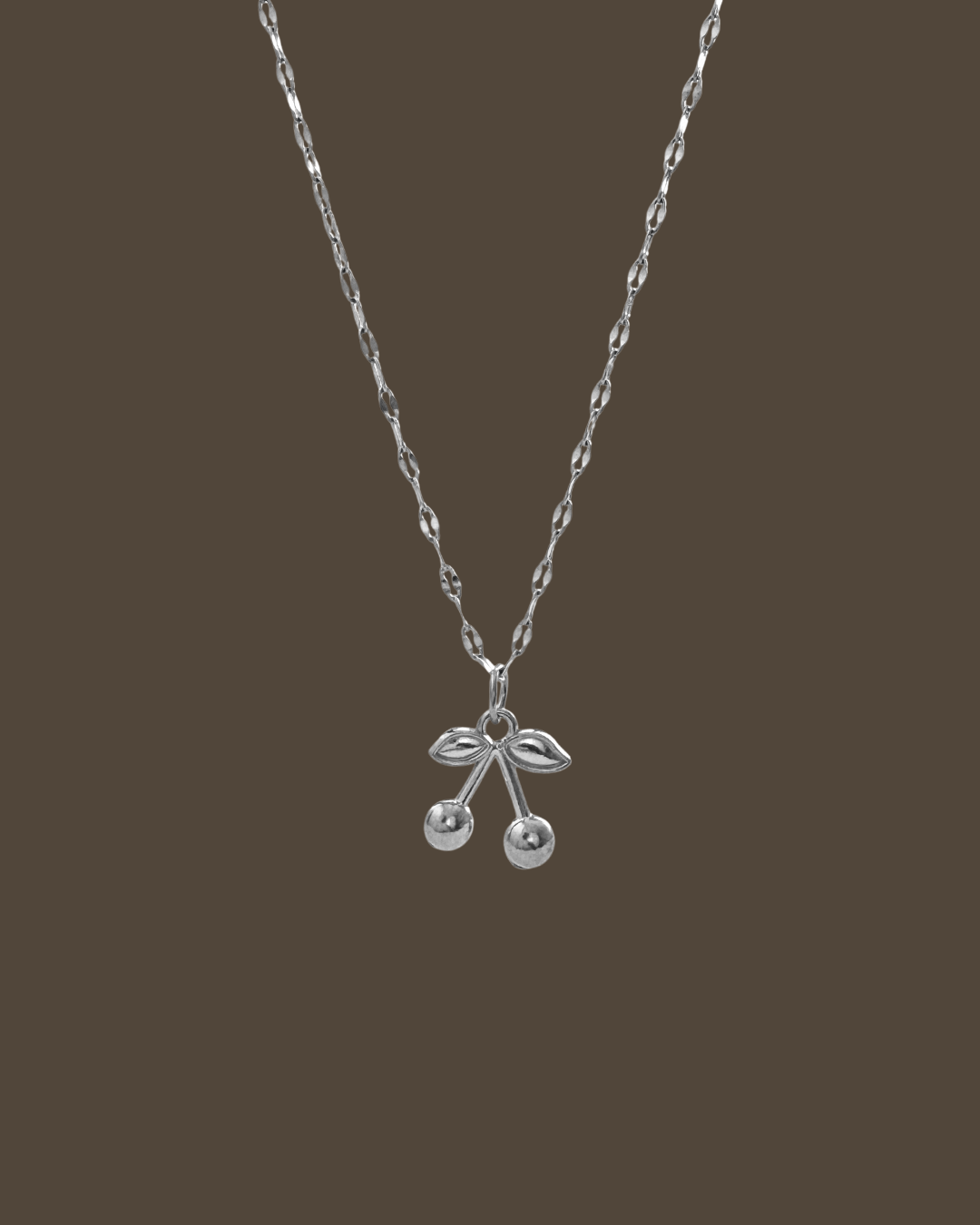 Traci Cherry Sequin Chain Necklace