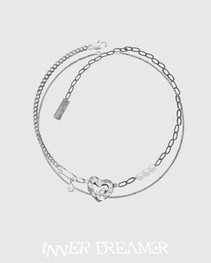 ID #23 HEART BRACELET [SILVER]
