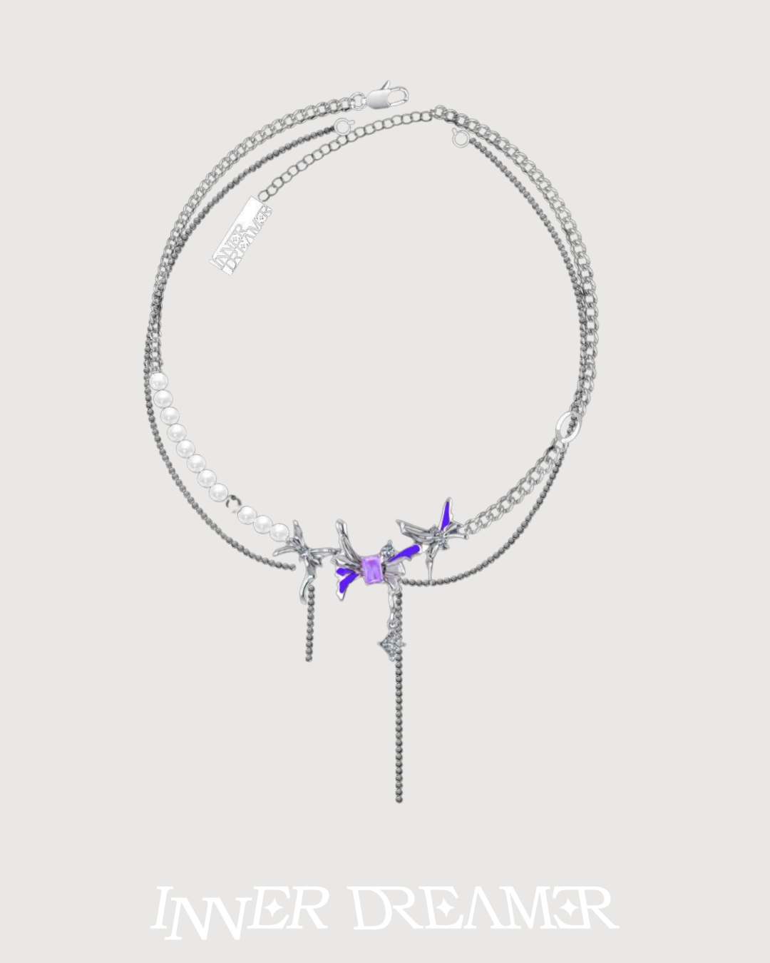 ID #7 BUTTERFLY BRACELET [SILVER]