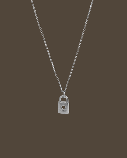 Roxie Lock Cable Chain Necklace