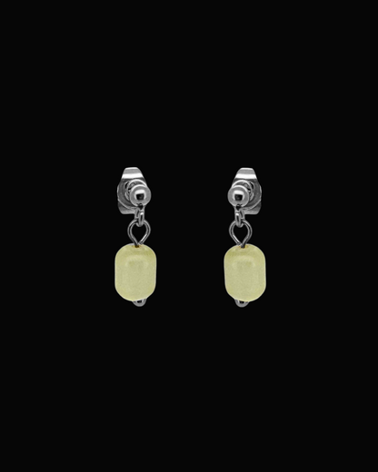 Yellow Candice Gem Dangle Studs