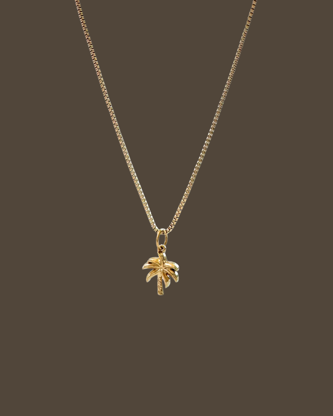Cocos Tree Box Chain Necklace
