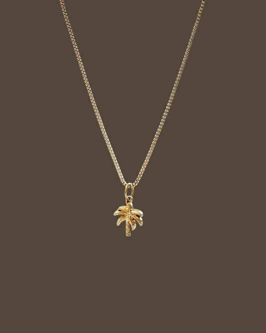 Cocos Tree Box Chain Necklace
