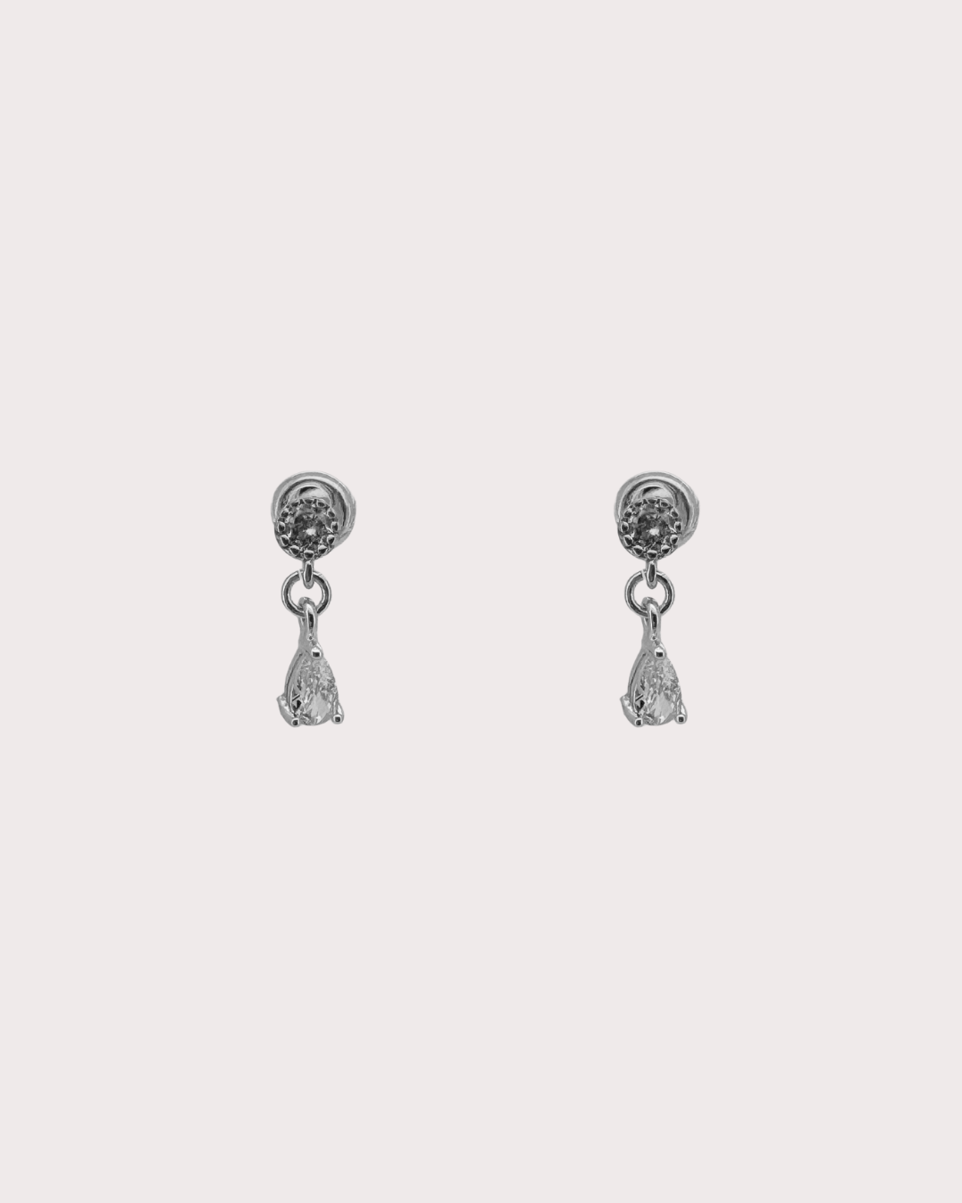 Lisa Diamond Embellished Dangle Studs