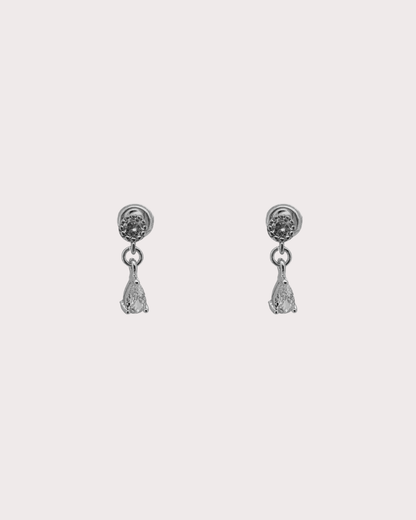 Lisa Diamond Embellished Dangle Studs