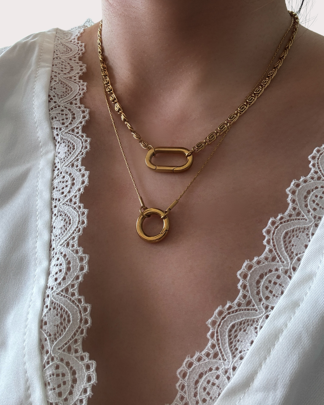 Hayseed Claps Chain Necklace