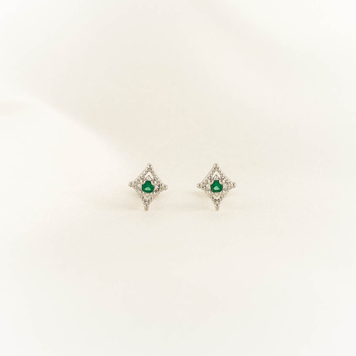 Arwen Emerald Studs