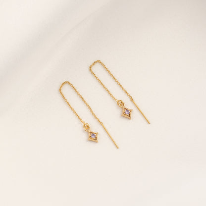 Pandora Amethyst Threaders