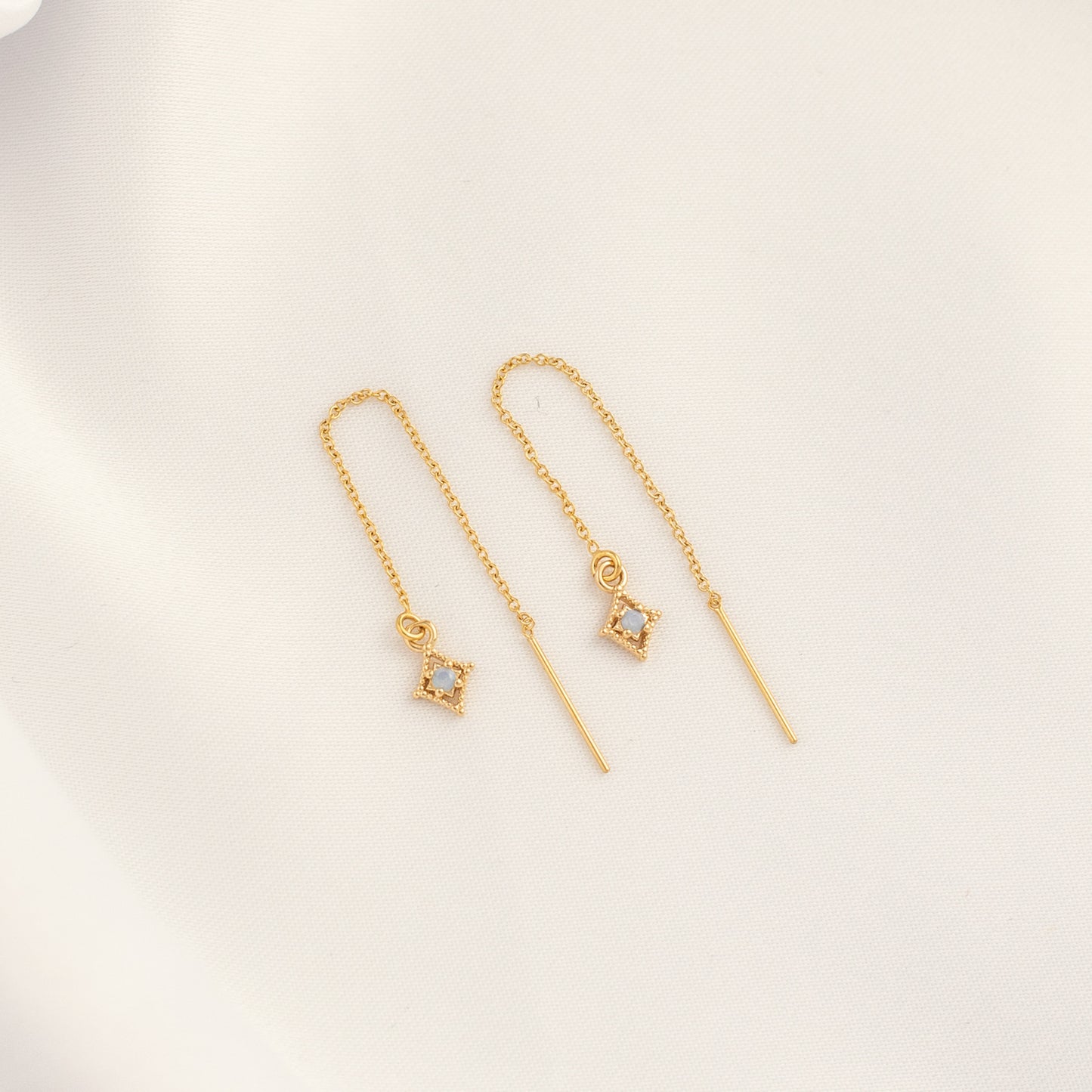 Glaucous Blue Moonstone Threaders