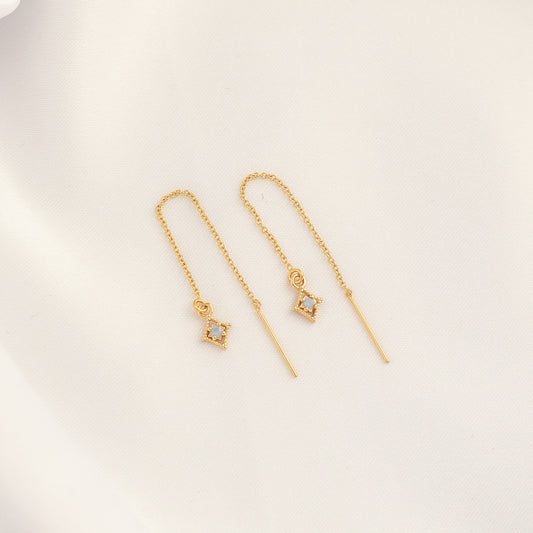 Glaucous Blue Moonstone Threaders