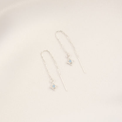 Glaucous Blue Moonstone Threaders