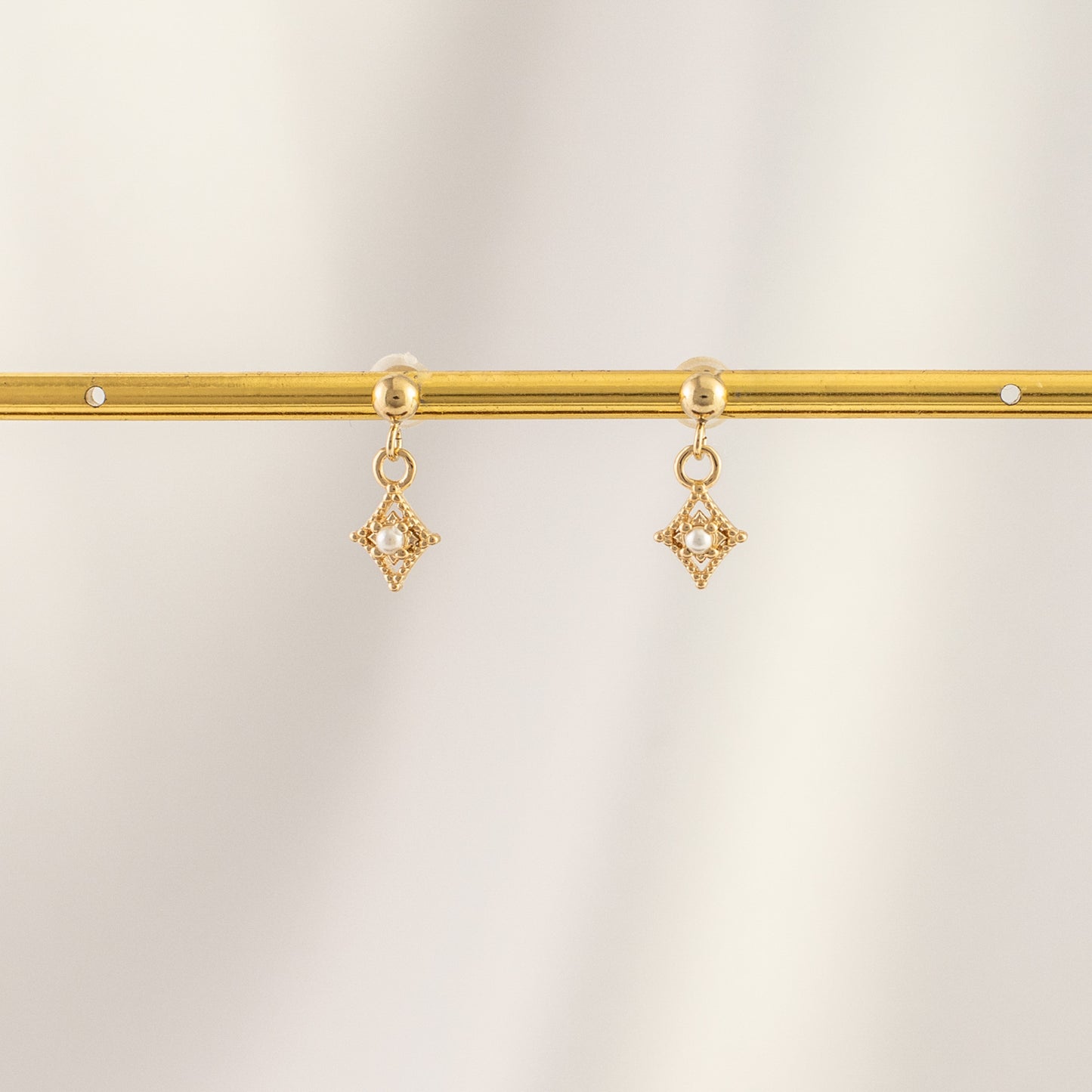 Marin Pearl Dangle Studs