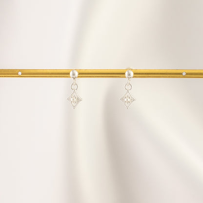 Marin Pearl Dangle Studs