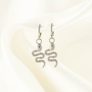 Emery Snake Huggie Earrings