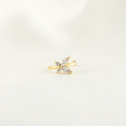 Gwendolyn White Zircon Ear Cuff