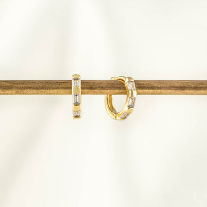 Harlow White Zircon Hoop