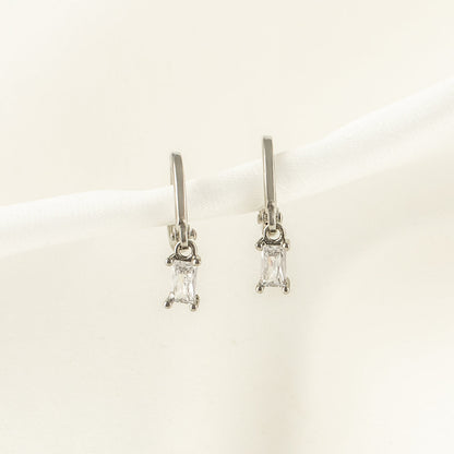 Harriet Diamond Huggie Earrings