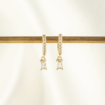 Harriet Diamond Embellished Hoops