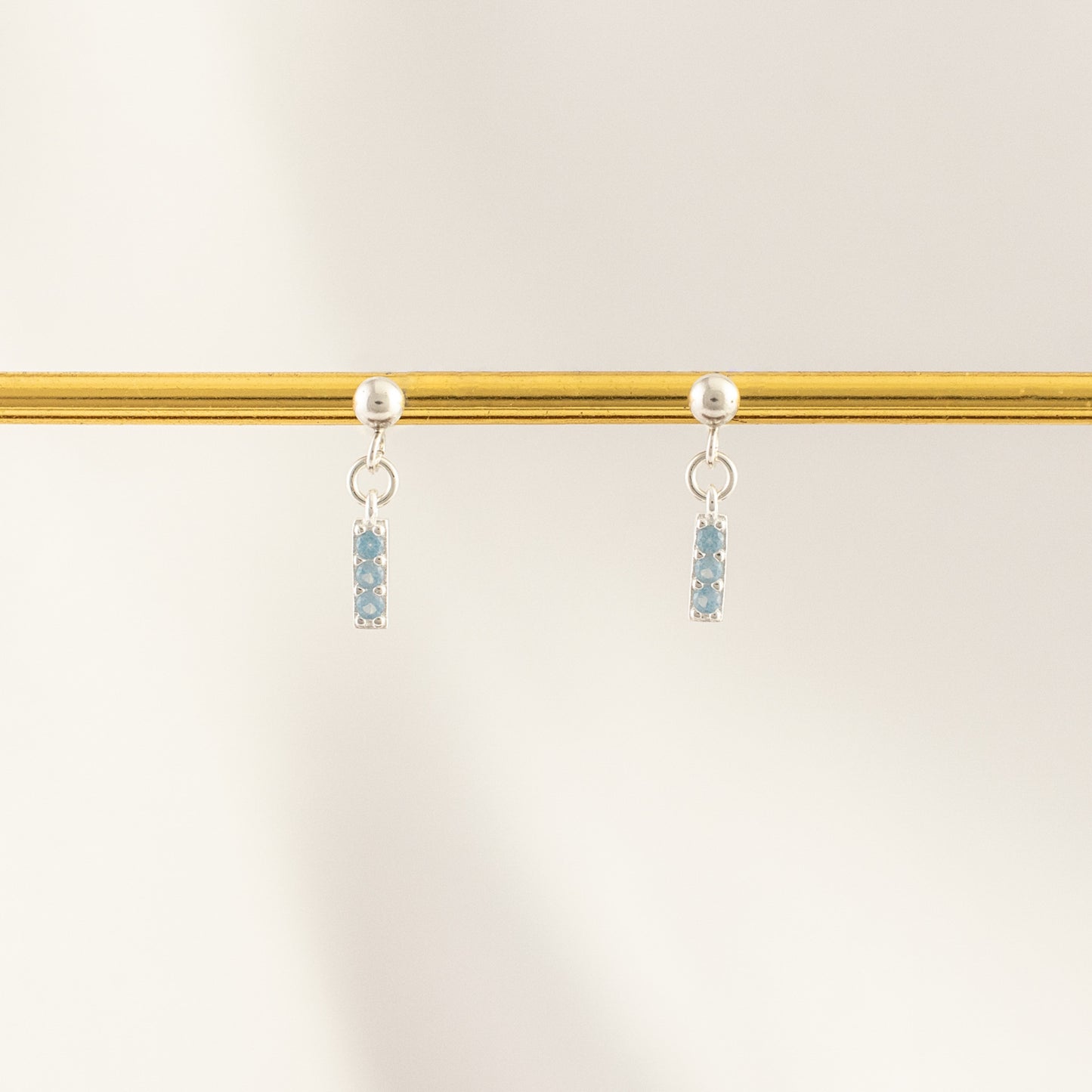 Sirius Moonstone Dangle Studs