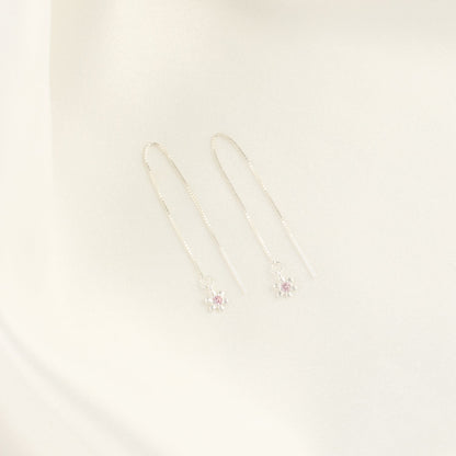Cherry Blossom Tourmaline Threaders