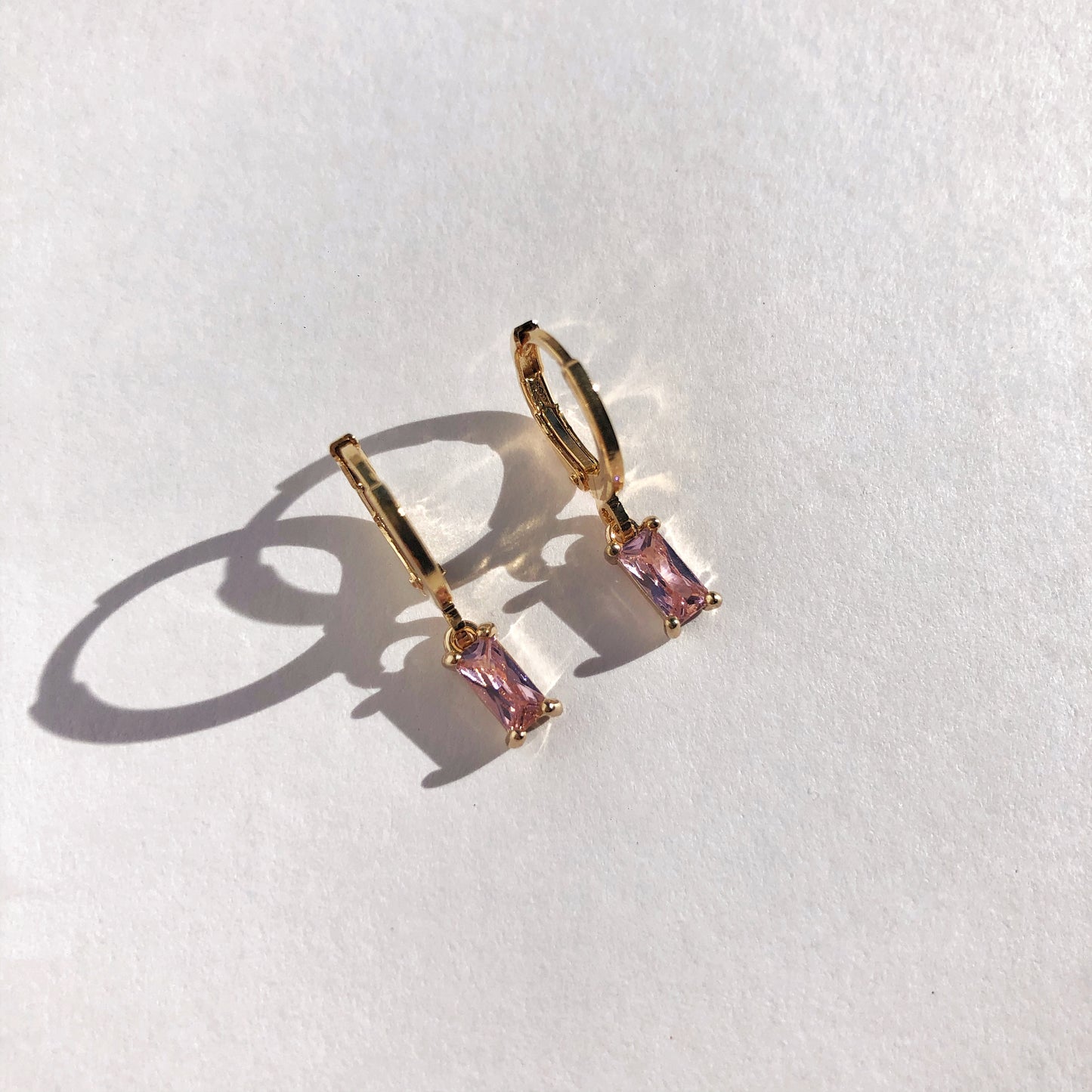 Paige Tourmaline Huggie Earrings
