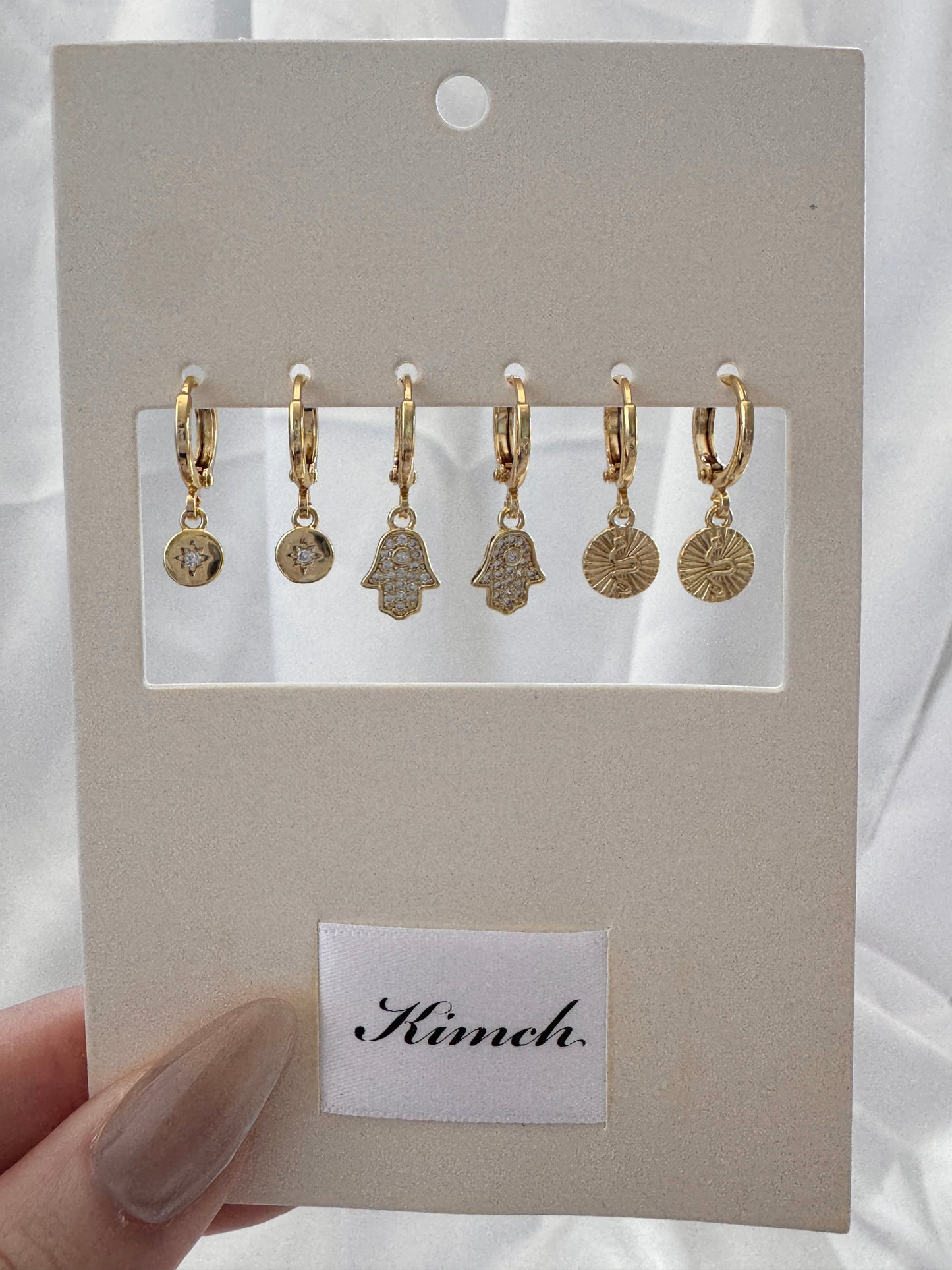 Fay Dealla Sylvie Huggie Earrings Set