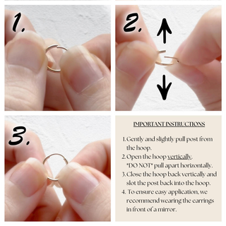 Temperance Diamond Endless Hoops - Gold Filled