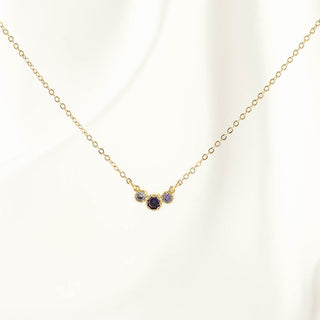 Inez Purple Zircon Necklace