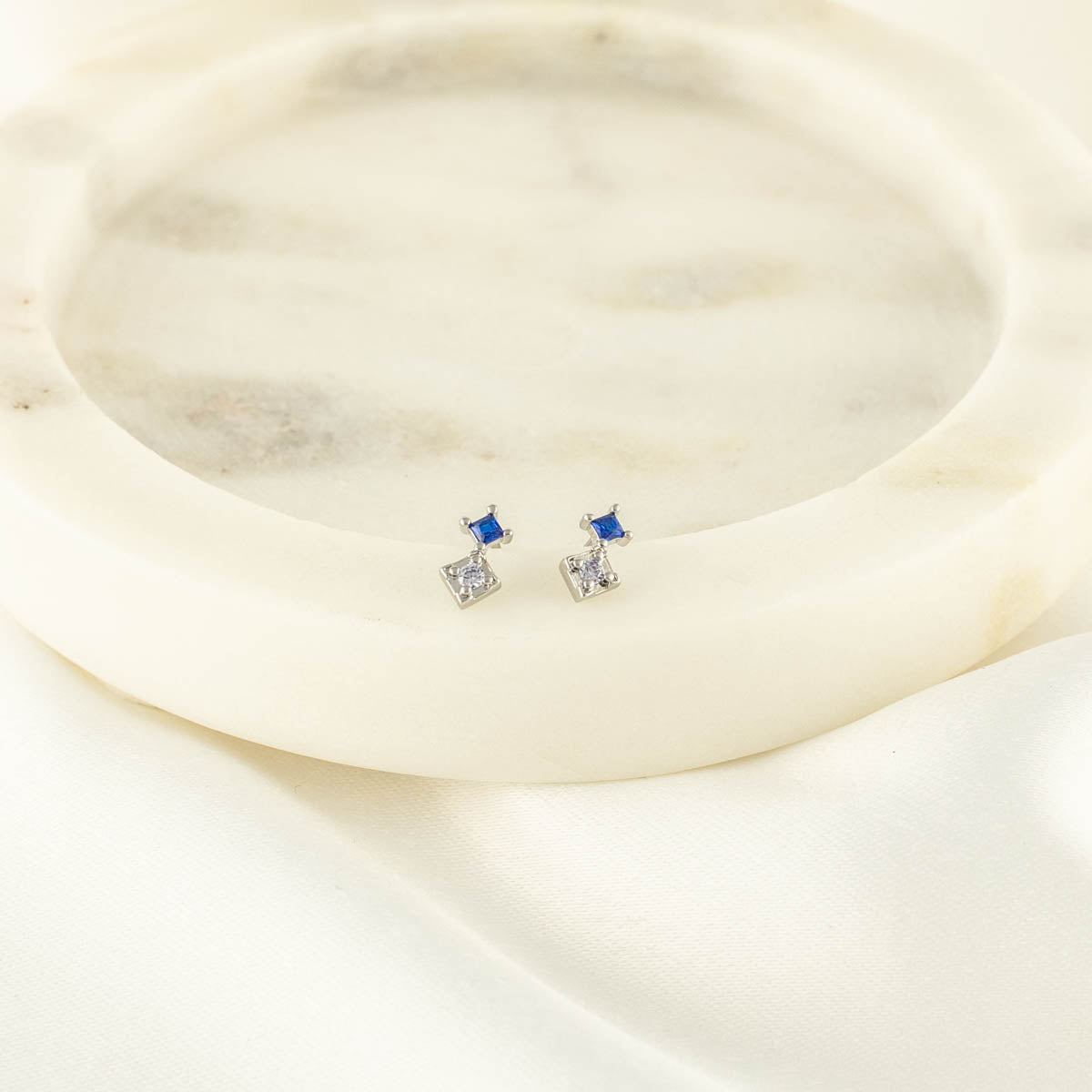 Lana Blue Zircon Studs