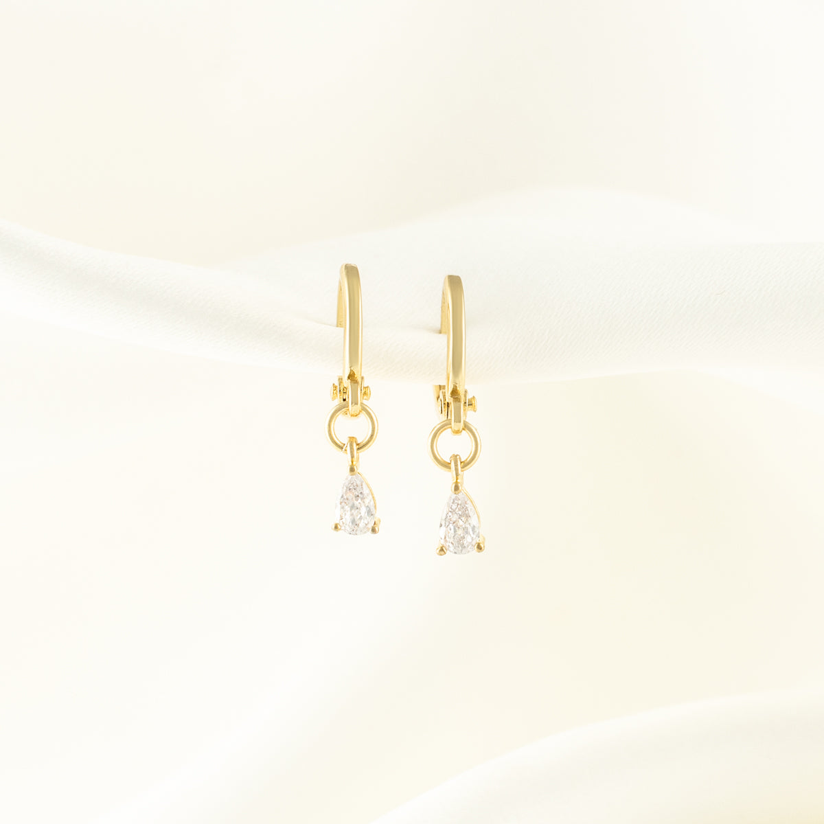 Lisa Diamond Huggie Earrings