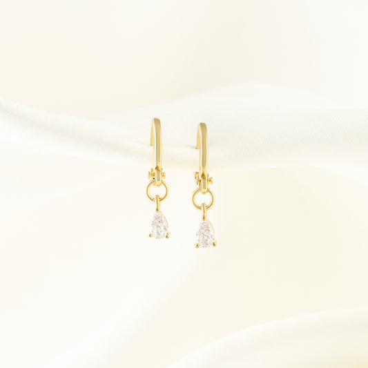 Lisa Diamond Huggie Earrings