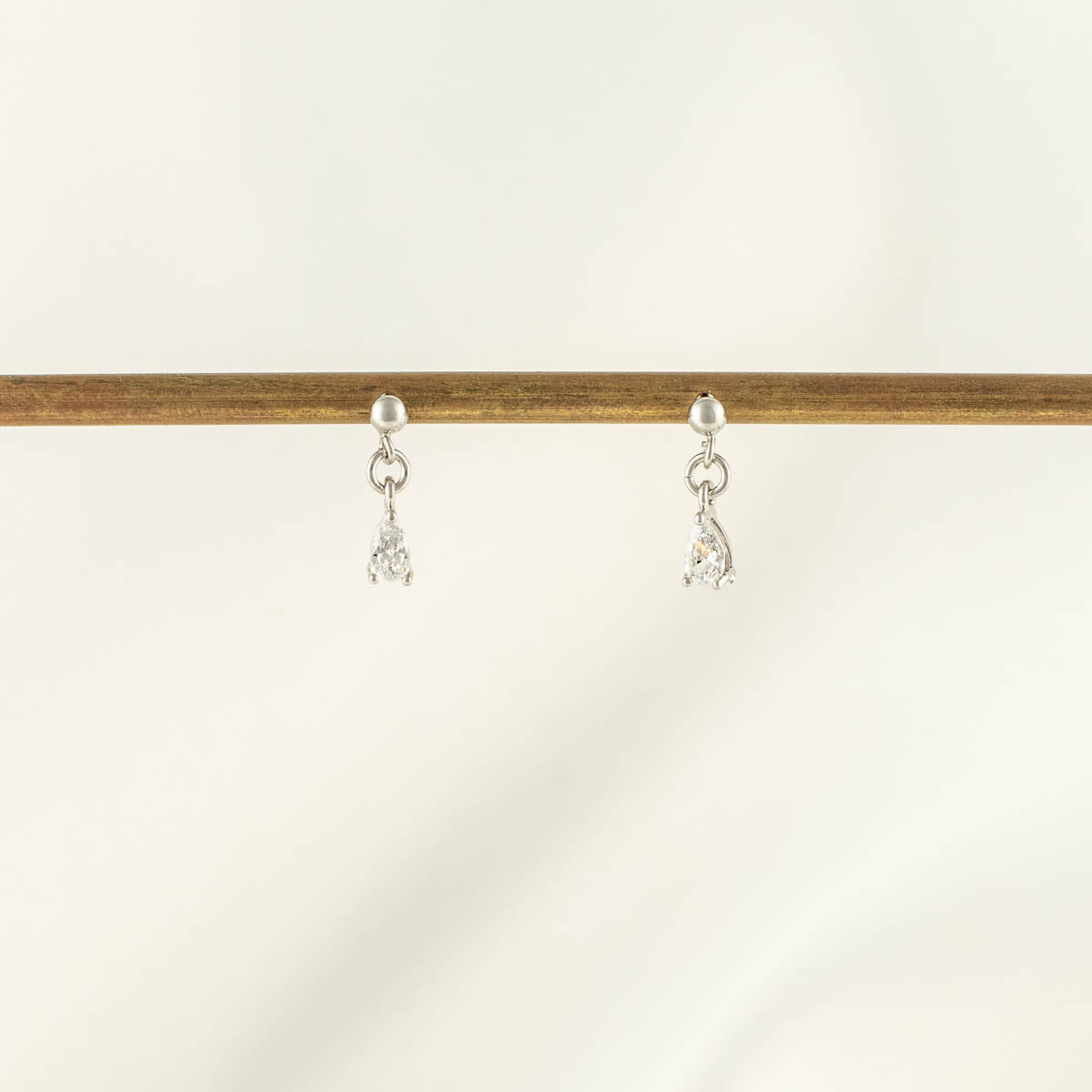 Lisa Diamond Dangle Studs