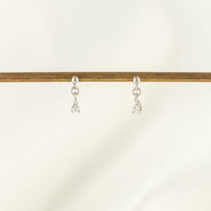 Lisa Diamond Dangle Studs