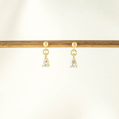 Lisa Diamond Dangle Studs