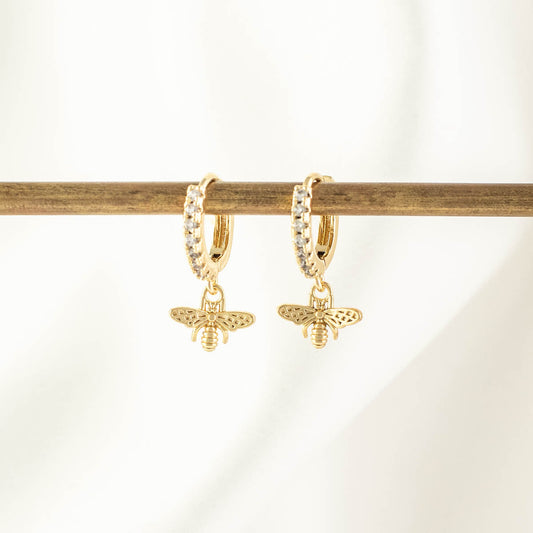 Melina Bee Embellished Hoops